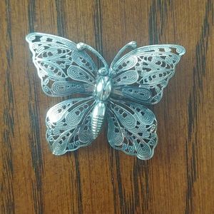 3 for $30 - Sterling Silver Filagree broach